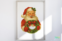 Classic 1950s Santa Claus Clipart Bundle Product Image 8