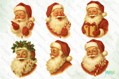 Classic 1950s Santa Claus Clipart Bundle Product Image 4