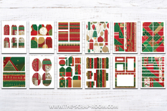 Christmas Printable Junk Journal paper Christmas Craft Kit Product Image 2