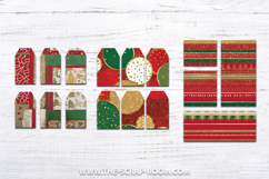 Christmas Printable Junk Journal paper Christmas Craft Kit Product Image 6