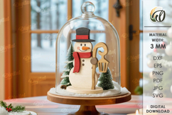 Classic Christmas Stand Laser Cut. Christmas Stand Decor SVG Product Image 1