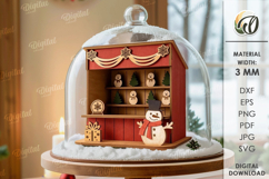 Classic Christmas Stands Bundle Laser Cut. Christmas SVG Product Image 4