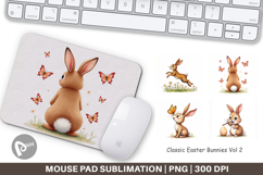 Classic Easter Bunnies Mouse Pad Product Image 1
