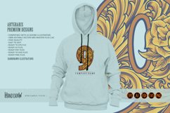 Classic elegance vintage number 9 monogram logo Product Image 1