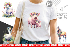 Classic Farmhouse Floral Sublimation Product Image 1