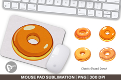 Mouse Pad Glazed Donut Product Image 1
