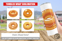 Tumbler Glazed Donut Product Image 1