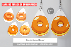 Earring Glazed Donut Product Image 1