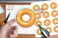 Glazed Donut Sticker Product Image 1