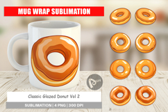 Mug Wrap Glazed Donut Product Image 1