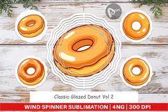 Wind Spinner Glazed Donut Product Image 1