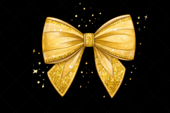 classic gold bow, glitter coquette bow, luxurious bow design, gold glitter clipart, digital bow design, elegant gold bow, glitter bow art, classic glitter design, coquette bow art, gold sublimation design