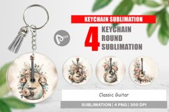 Keychain Classic Guitar Product Image 1