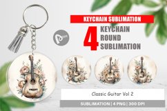 Keychain Classic Guitar Product Image 1