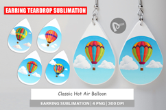 Earring Classic Hot Air Balloon Product Image 1