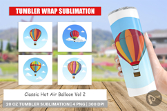 Tumbler Classic Hot Air Balloon Product Image 1