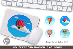 Mouse Pad Classic Hot Air Balloon Product Image 1