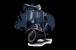 Classic motorcycle illustration art graphic design vector Product Image 2