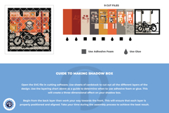 Classic Motorcycle Workshop 3D Shadow Box Product Image 5