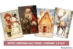 Christmas Junk Journal Pages | Vintage Antique Papers Product Image 1