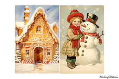 Christmas Junk Journal Pages | Vintage Antique Papers Product Image 3