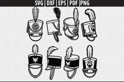 Classic shako marching band hat SVG | Marching Band Shirt Product Image 1