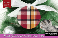 Tartan Plaid Ornament PNG - Tartan Pattern PNG Sublimation Product Image 1