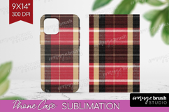 Tartan Plaid Phone Case PNG - Tartan Pattern Case PNG Product Image 1