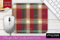 Tartan Plaid Mouse Pad Sublimation - Tartan Pattern Mousepad Product Image 1