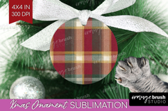 Tartan Plaid Ornament PNG - Tartan Pattern PNG Sublimation Product Image 1
