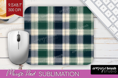 Tartan Plaid Mouse Pad Sublimation - Tartan Pattern Mousepad Product Image 1