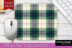 Tartan Plaid Mouse Pad Sublimation - Tartan Pattern Mousepad Product Image 1