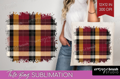 Tartan Plaid Tote Bag - Tartan Pattern Tote Bag PNG Product Image 1
