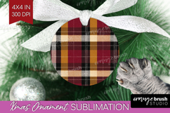 Tartan Plaid Ornament PNG - Tartan Pattern PNG Sublimation Product Image 1