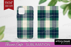 Tartan Plaid Phone Case PNG - Tartan Pattern Case PNG Product Image 1