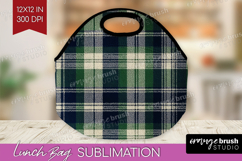 Tartan Plaid Lunch Bag - Tartan Pattern Lunch Bug PNG Product Image 1