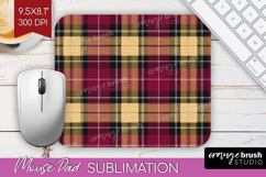Tartan Plaid Mouse Pad Sublimation - Tartan Pattern Mousepad Product Image 1