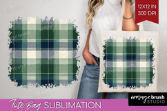 Tartan Plaid Tote Bag - Tartan Pattern Tote Bag PNG Product Image 1