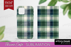 Tartan Plaid Phone Case PNG - Tartan Pattern Case PNG Product Image 1