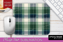 Tartan Plaid Mouse Pad Sublimation - Tartan Pattern Mousepad Product Image 1