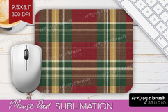 Tartan Plaid Mouse Pad Sublimation - Tartan Pattern Mousepad Product Image 1