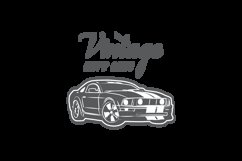 Classic vintage car illustration art concept Product Image 2