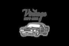 Classic vintage car illustration art design Product Image 2