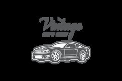 Classic vintage car illustration art graphic Product Image 2