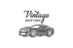 Classic vintage car illustration art graphic Product Image 1