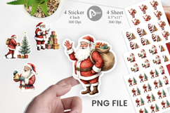 Classic Santa Claus Sticker Product Image 1