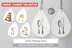 Wedding Cakes Celebrations Earring Product Image 1