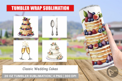 Wedding Cakes Celebrations Tumbler Product Image 1