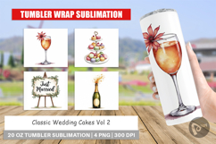 Wedding Cakes Celebrations Tumbler Product Image 1