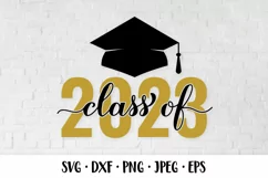 Class of 2023 SVG. Graduation cap. Grad of 2023 SVG cut file Product Image 1